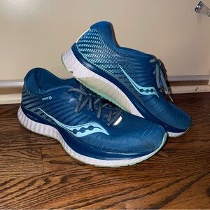 Saucony Guide 13 Blue/Aqua Sneakers, Sz 8.5